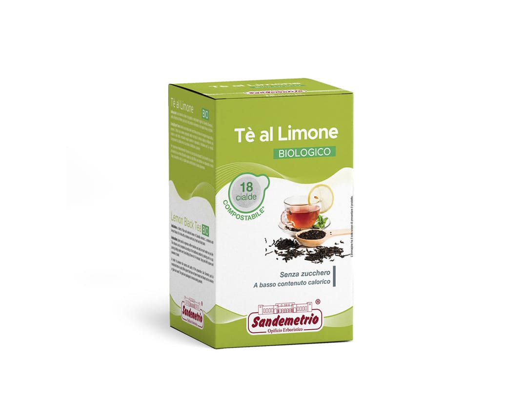 Tè al limone Bio Cialda Carta ESE 44mm Sandemetrio Tè al limone Bio Cialda Carta ESE 44mm Sandemetrio