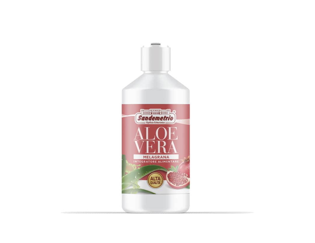 Aloe Vera Melagrana 1 lt. Integratori Alimentari Sandemetrio