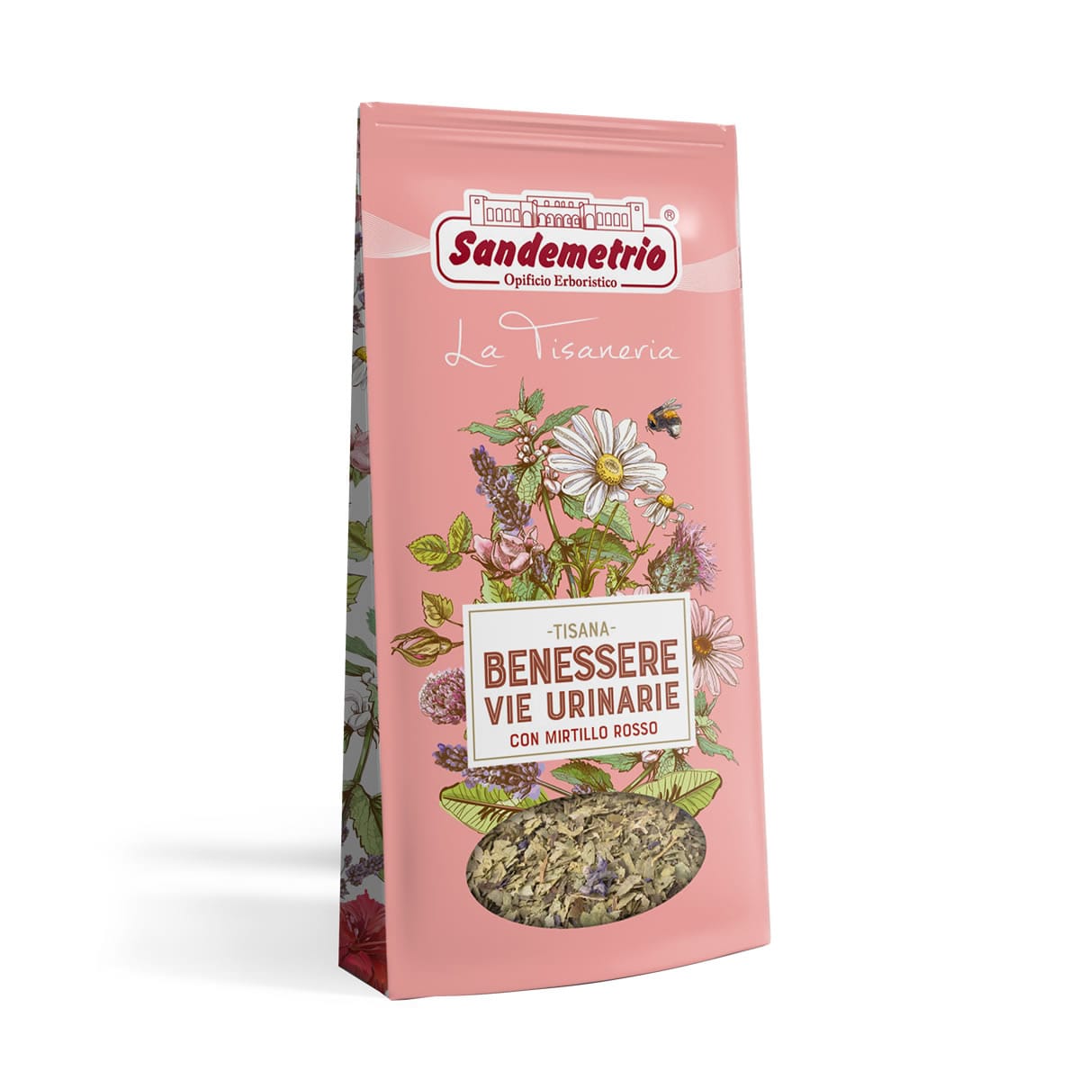 Tisana BENESSERE VIE URINARIE con Mirtillo Rosso - Integratore Alimentare Tè e Tisane Sfuse Sandemetrio Tisana BENESSERE VIE URINARIE con Mirtillo Rosso - Integratore Alimentare Tè e Tisane Sfuse Sandemetrio