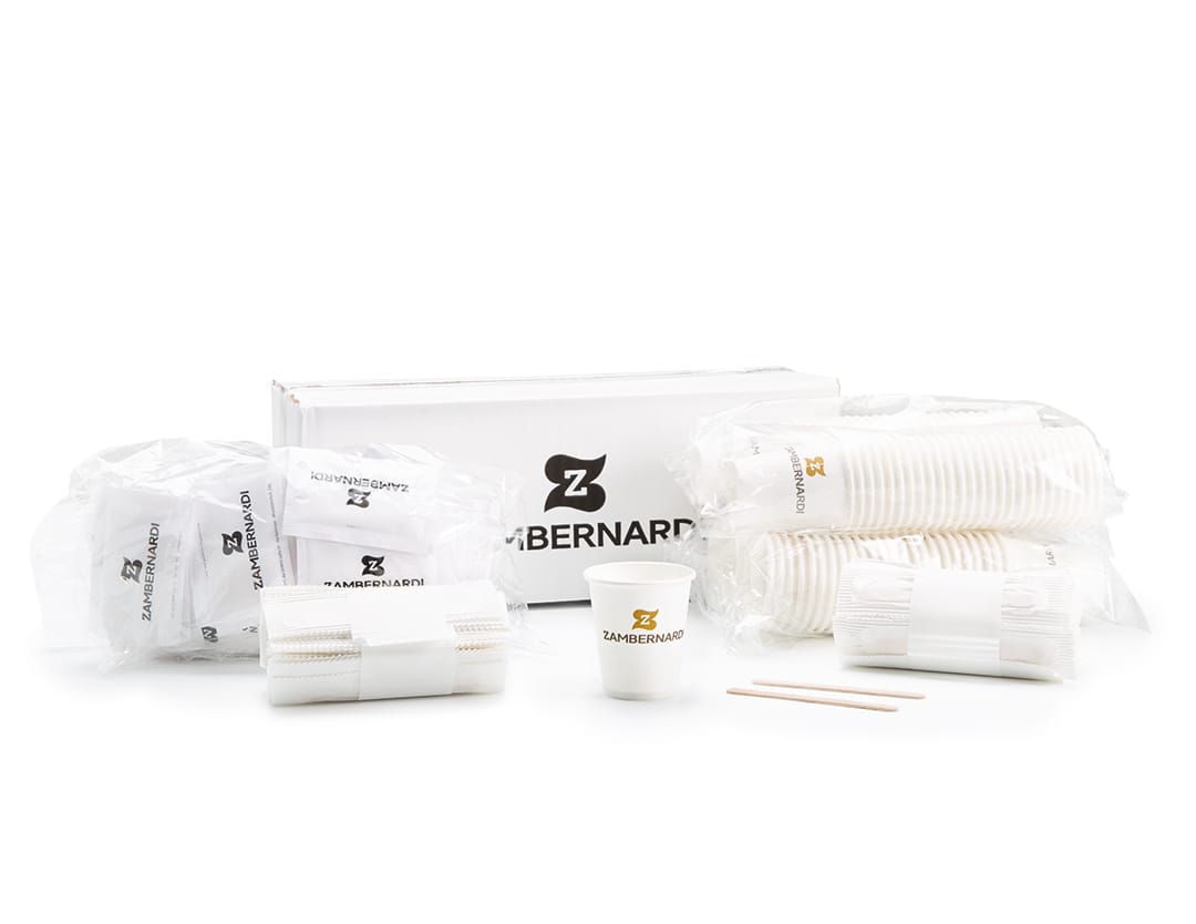 Kit Eco Bicchieri, palette e zucchero - Zambernardi Palette e bicchieri Zeta