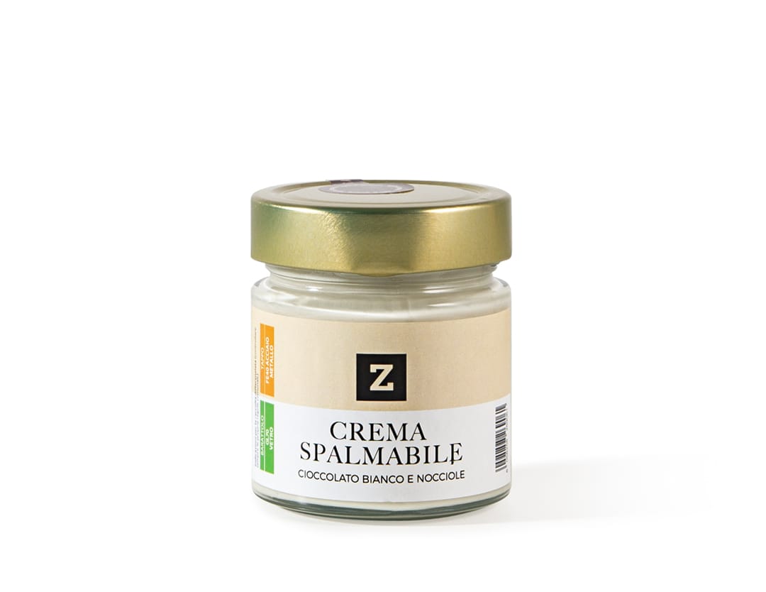 Crema spalmabile cioccolato bianco e nocciole Crema spalmabile cioccolato bianco e nocciole